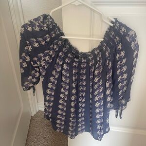 Floral Off-Shoulder Women's Top